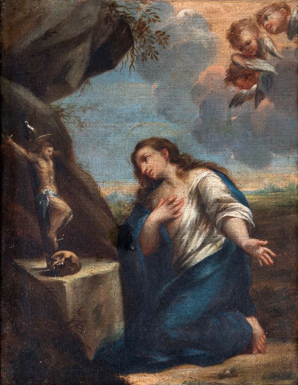 Pittore del XVIII secolo - Maddalena penitente