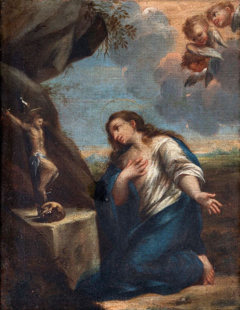 Pittore del XVIII Secolo - Maddalena Penitente