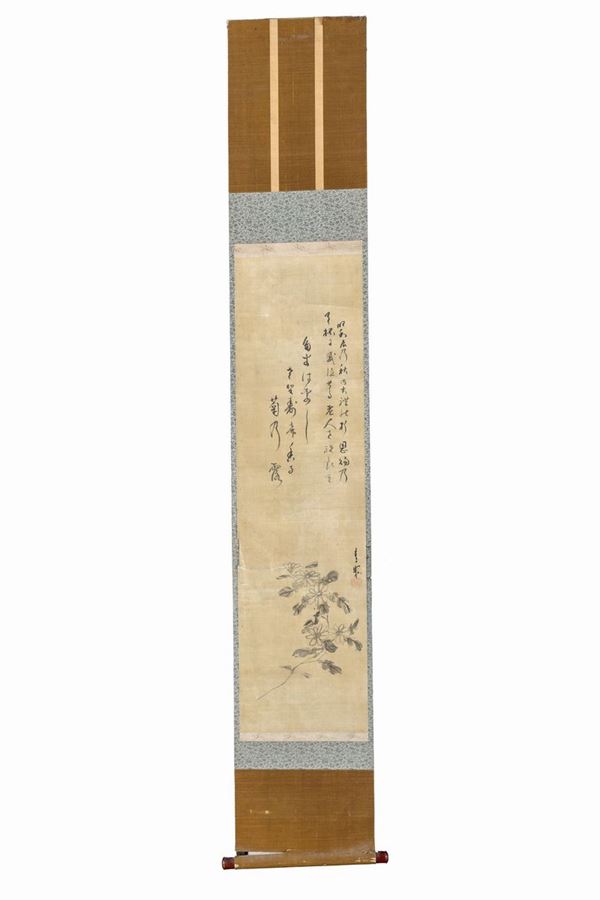 Scroll Cina, XIX/XX secolo  - Asta Arte Orientale - Casa d'Aste Arcadia
