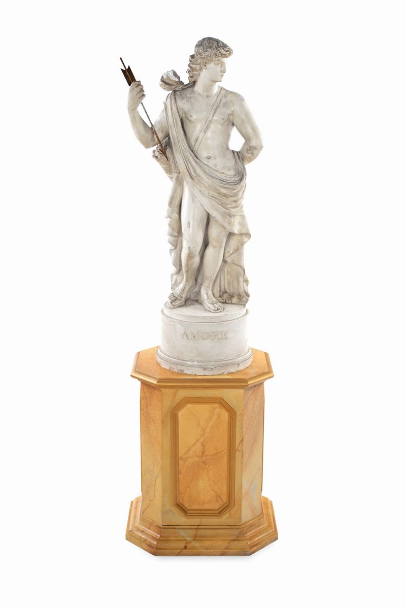 Quattro Sculture Neoclassiche in Gesso