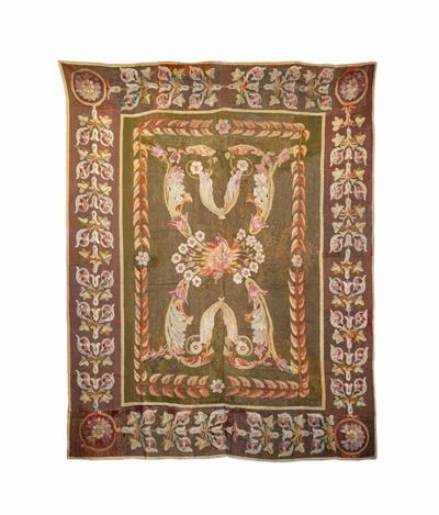 Tappeto Aubusson, Francia Fine del XVIII Secolo
