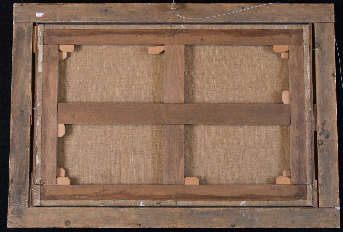 Pittore Napoletano del XVIII Secolo - Capriccio Architettonico con Miracolo della Guarigione del ...