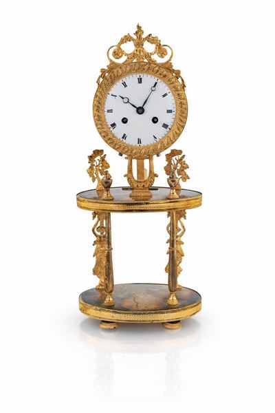 Orologio in Bronzo Dorato D'epoca Impero