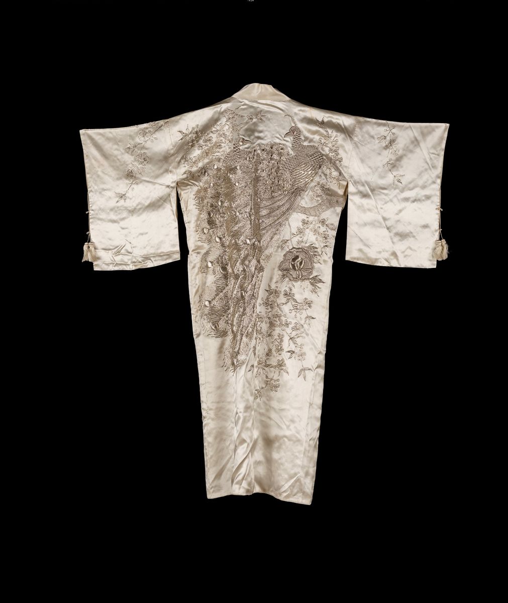 Kimono in Seta Avorio, Giappone