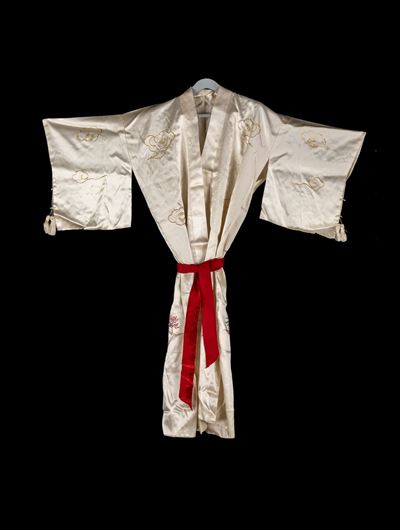 Kimono in Seta Avorio, Giappone