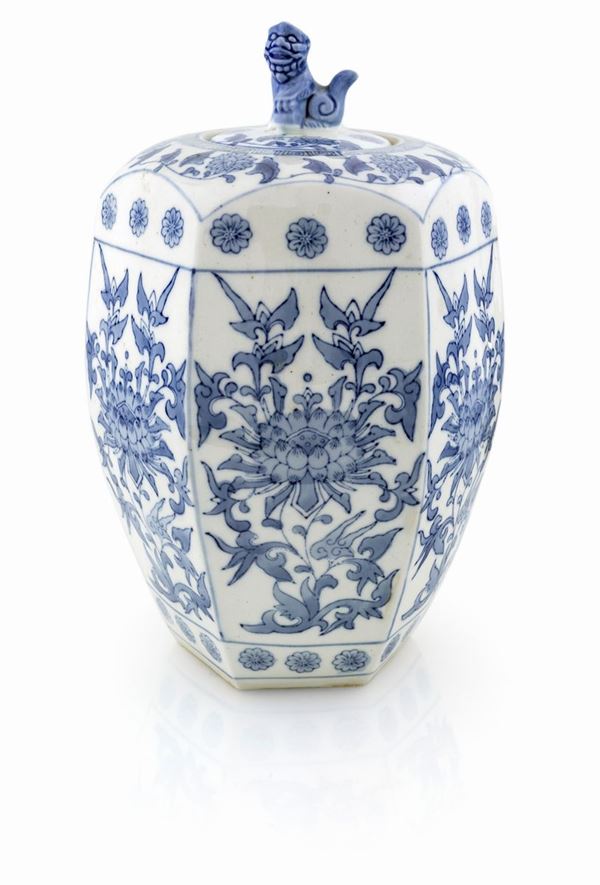 Ginger jar in porcellana, Cina