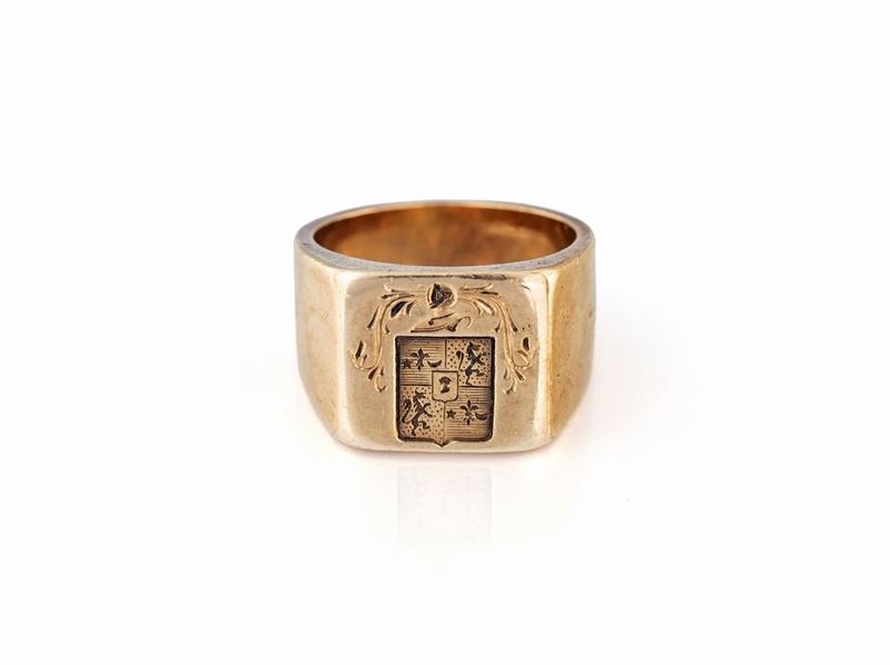 Anello con Sigillo Araldico