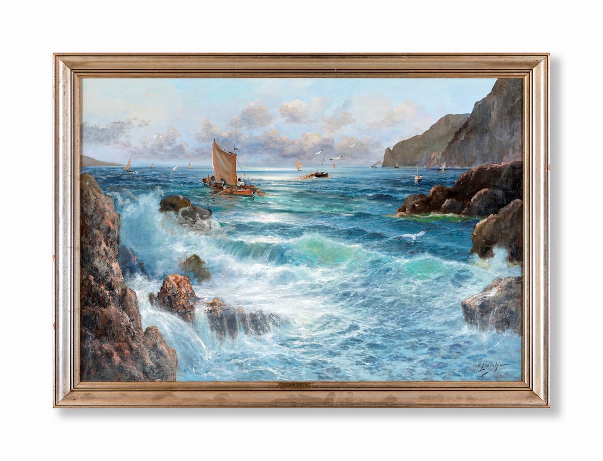 Vincenzo Laricchia - Mareggiata a Capri