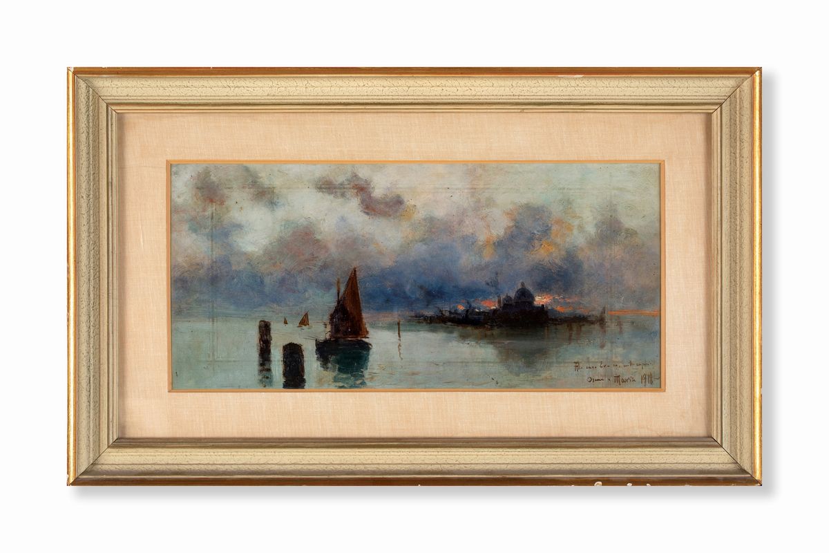 Pittore degli Inizi del XX Secolo - Veduta di Venezia