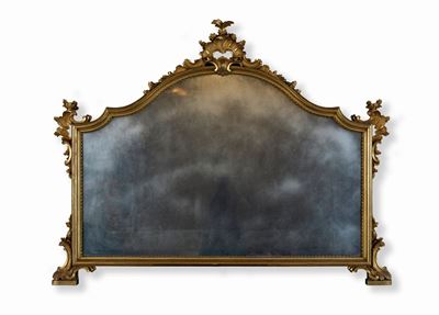 Specchiera in Legno Dorato