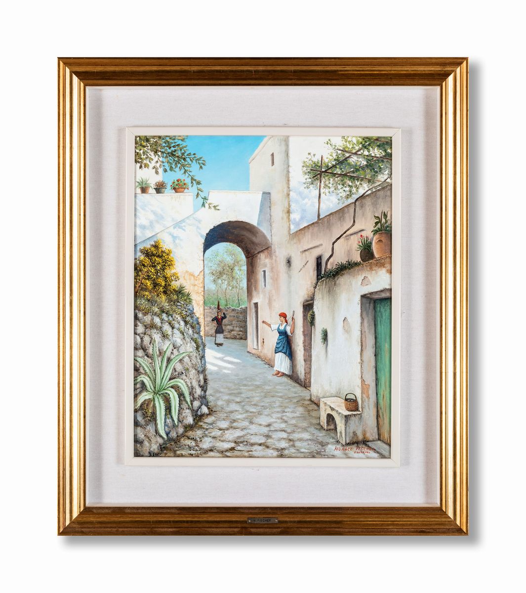 Pittore del XX Secolo - Scorcio di Anacapri