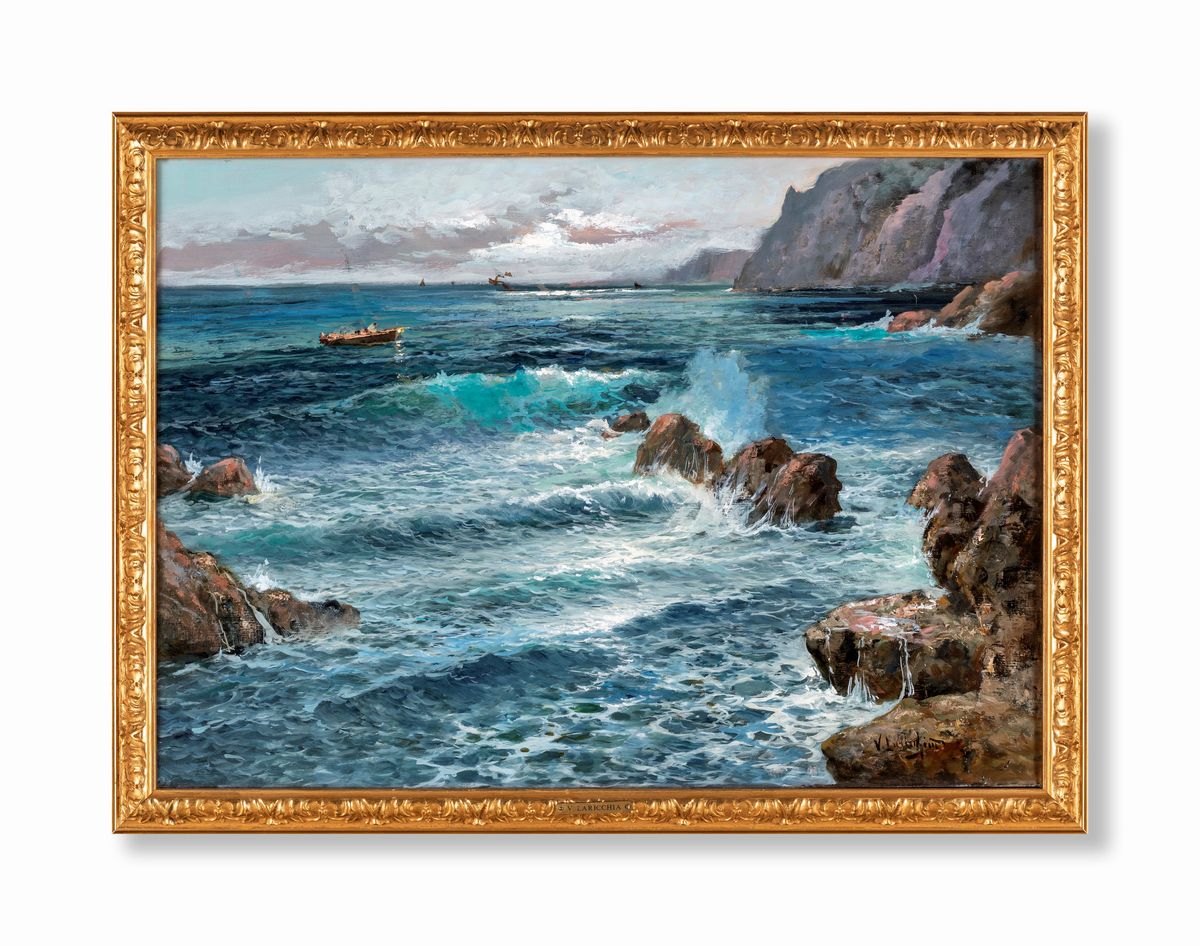 Vincenzo Laricchia - Mareggiata a Capri