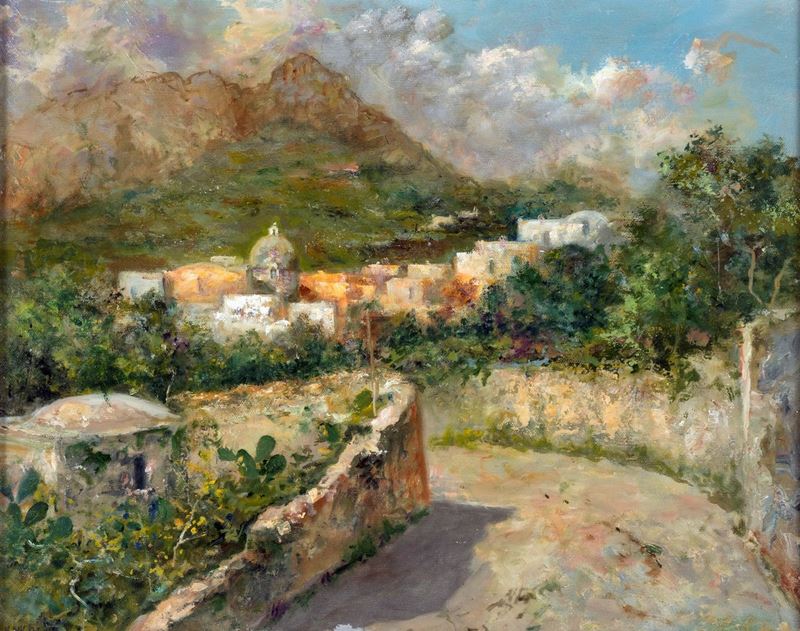 Valentino White - Scorcio di Capri