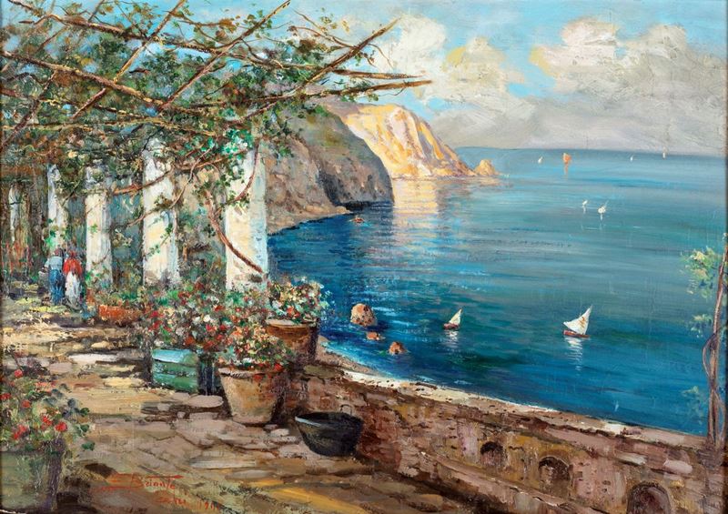 Ezelino Briante - Terrazza a Capri