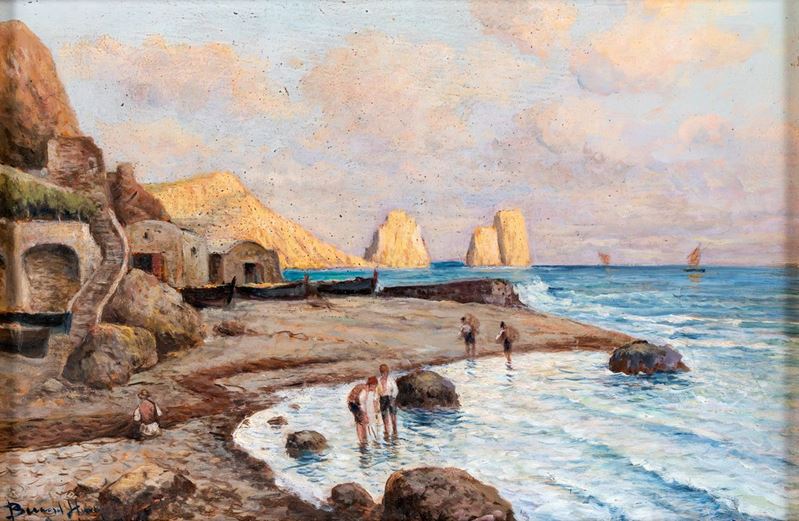 Bernardo Hay - Pescatori Sotto i Faraglioni