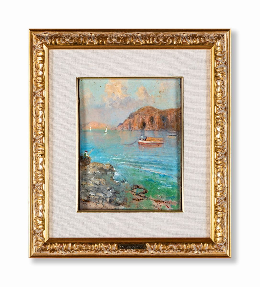 Nicola Canzanella - Marina con Pescatori