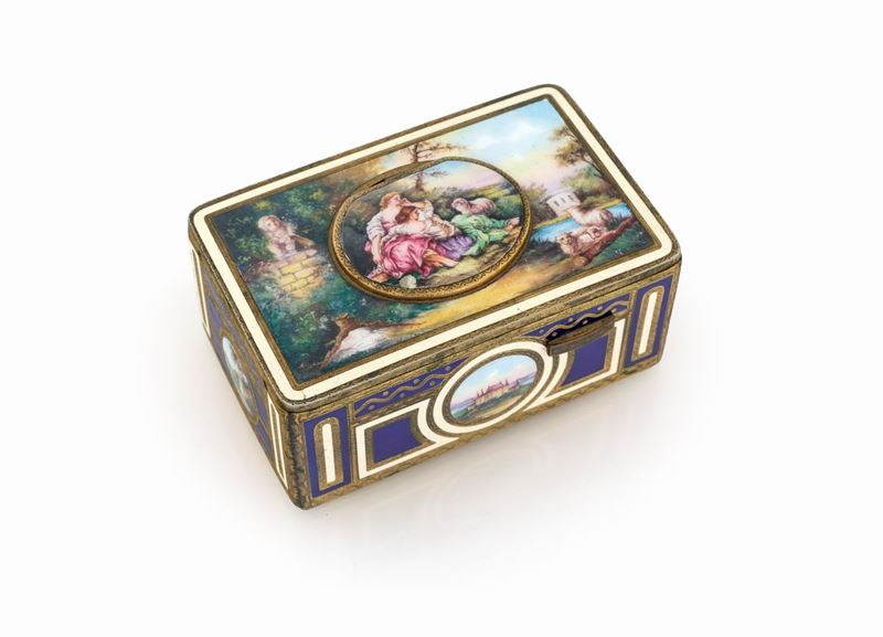 Boite à Musique con Automa Canoro, Austria, Inizio del Novecento