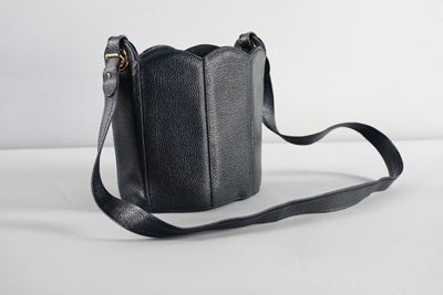 Borsa a Secchiello in Pelle Nera