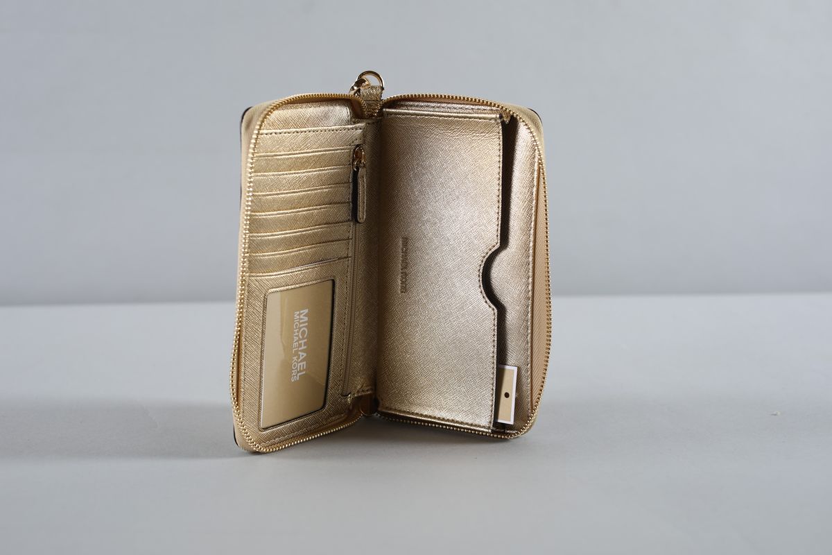 Michael Kors Pochette in Pelle Dorata