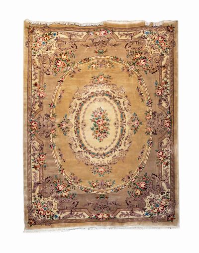 Tappeto Cinese Fondo Beige