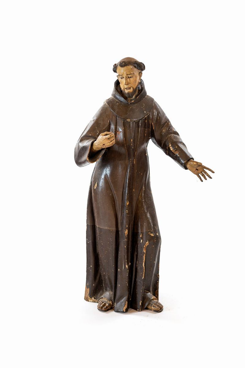 Scultura in Legno Laccato, XVIII Secolo
