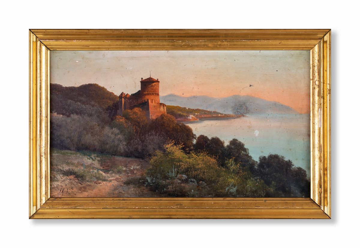 Pittore del XIX Secolo - Castello sul Mare