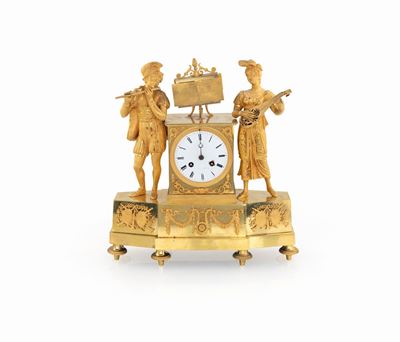 Orologio in Bronzo Dorato, XIX Secolo