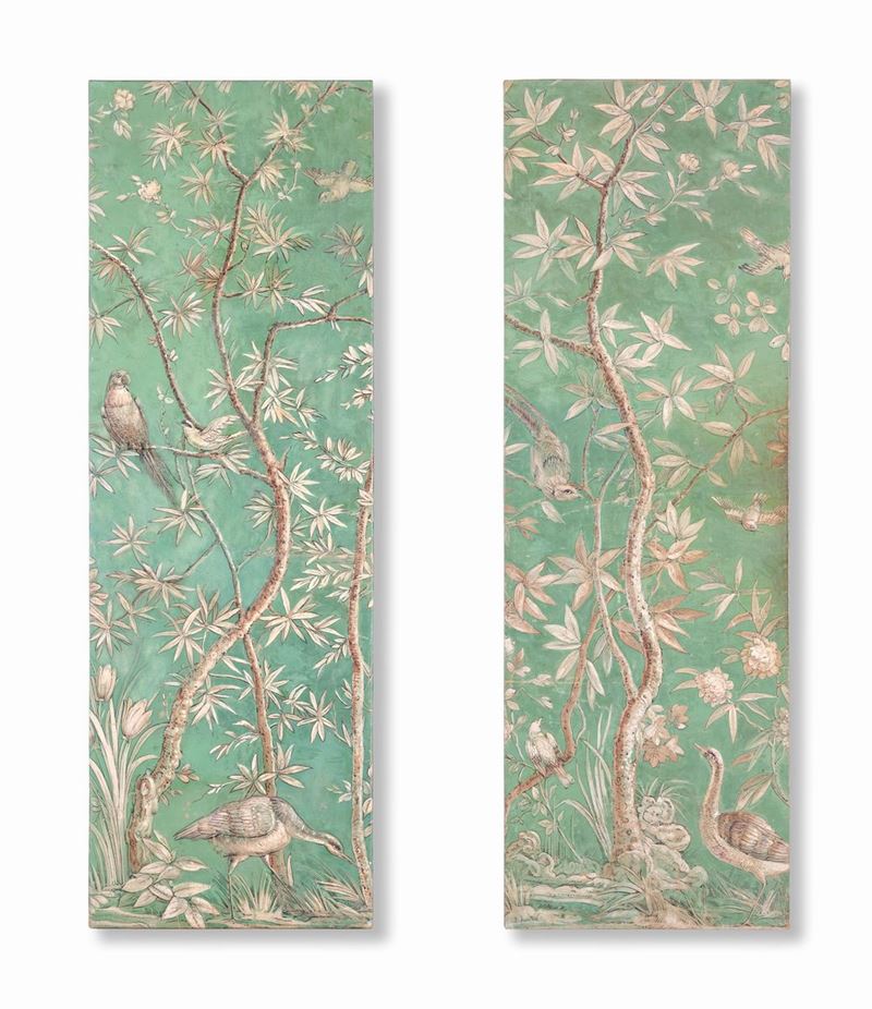Coppia di Pannelli Decorativi, Seconda Metà del XVIII Secolo