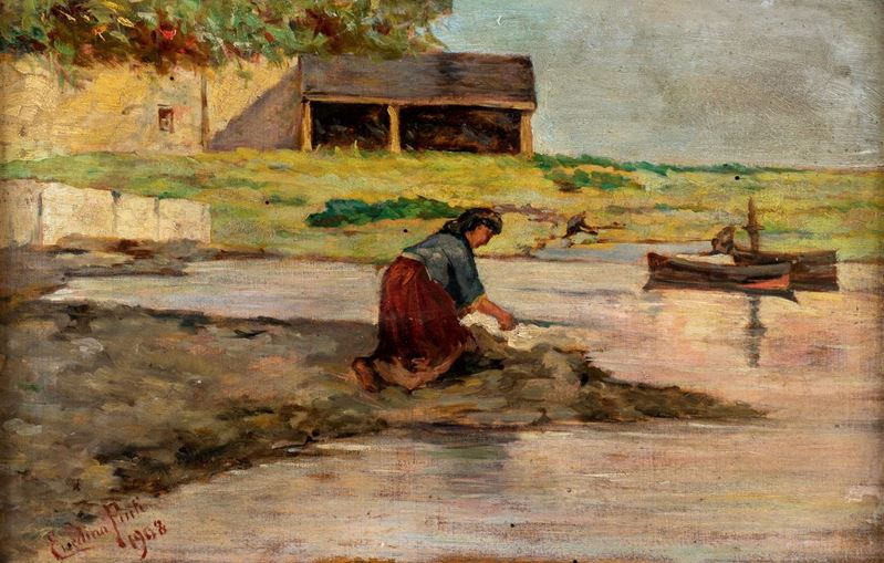 Enedina Pinti Zambrini - Lavandaia