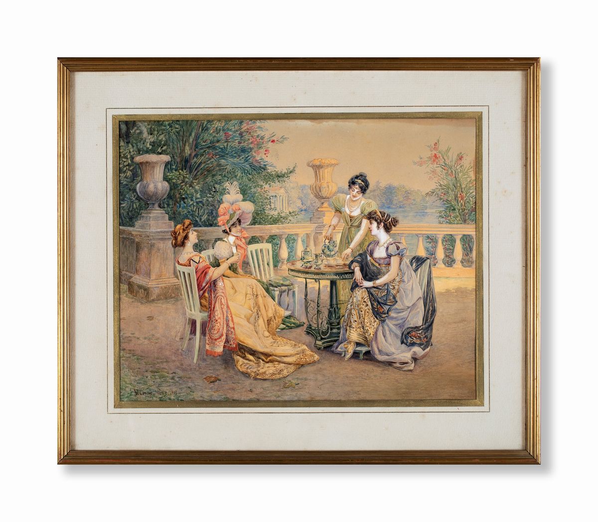 Vittorio Matteo Corcos - Terrazza Parigina