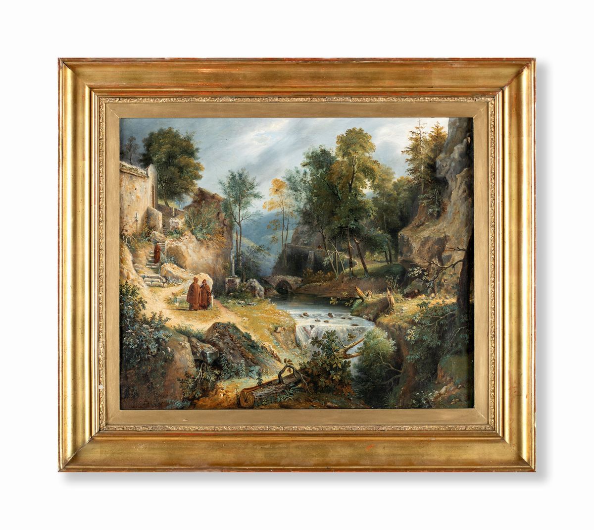 Charles-francois Knébel - L'eremo dei Cappuccini Tivoli