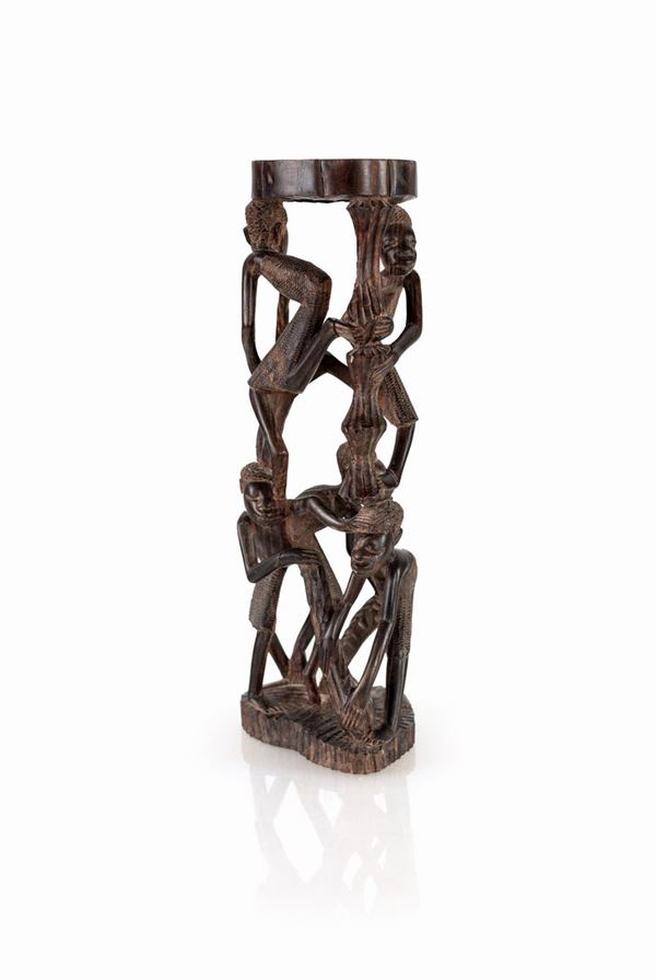 Gruppo scultoreo in legno, arte tribale  - Asta Arte Tribale e Africana - Casa d'Aste Arcadia