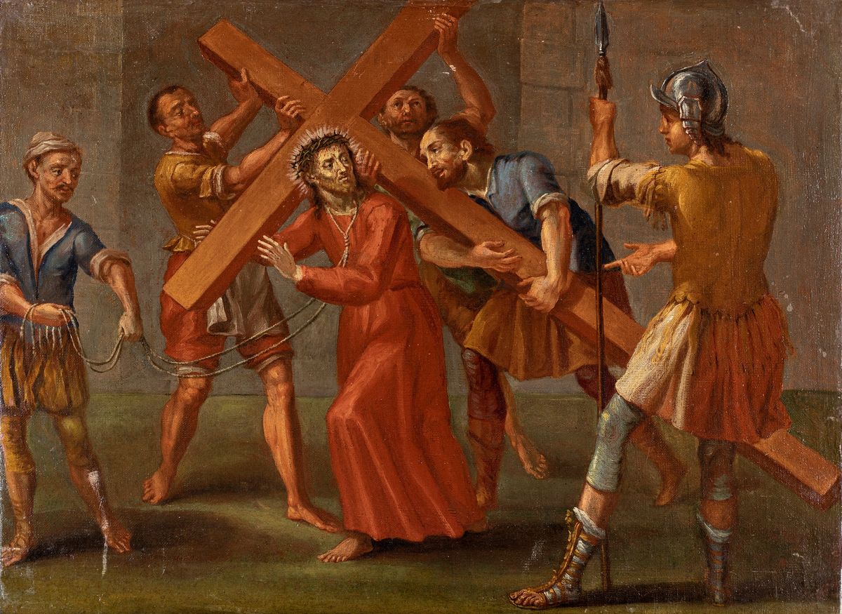 Pittore del XVIII Secolo - Via Crucis - Nove Stazioni