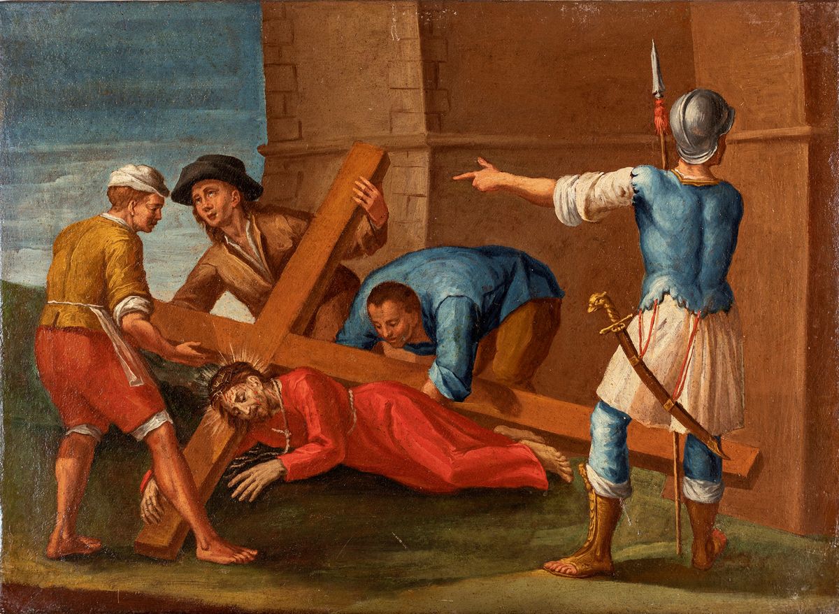 Pittore del XVIII Secolo - Via Crucis - Nove Stazioni