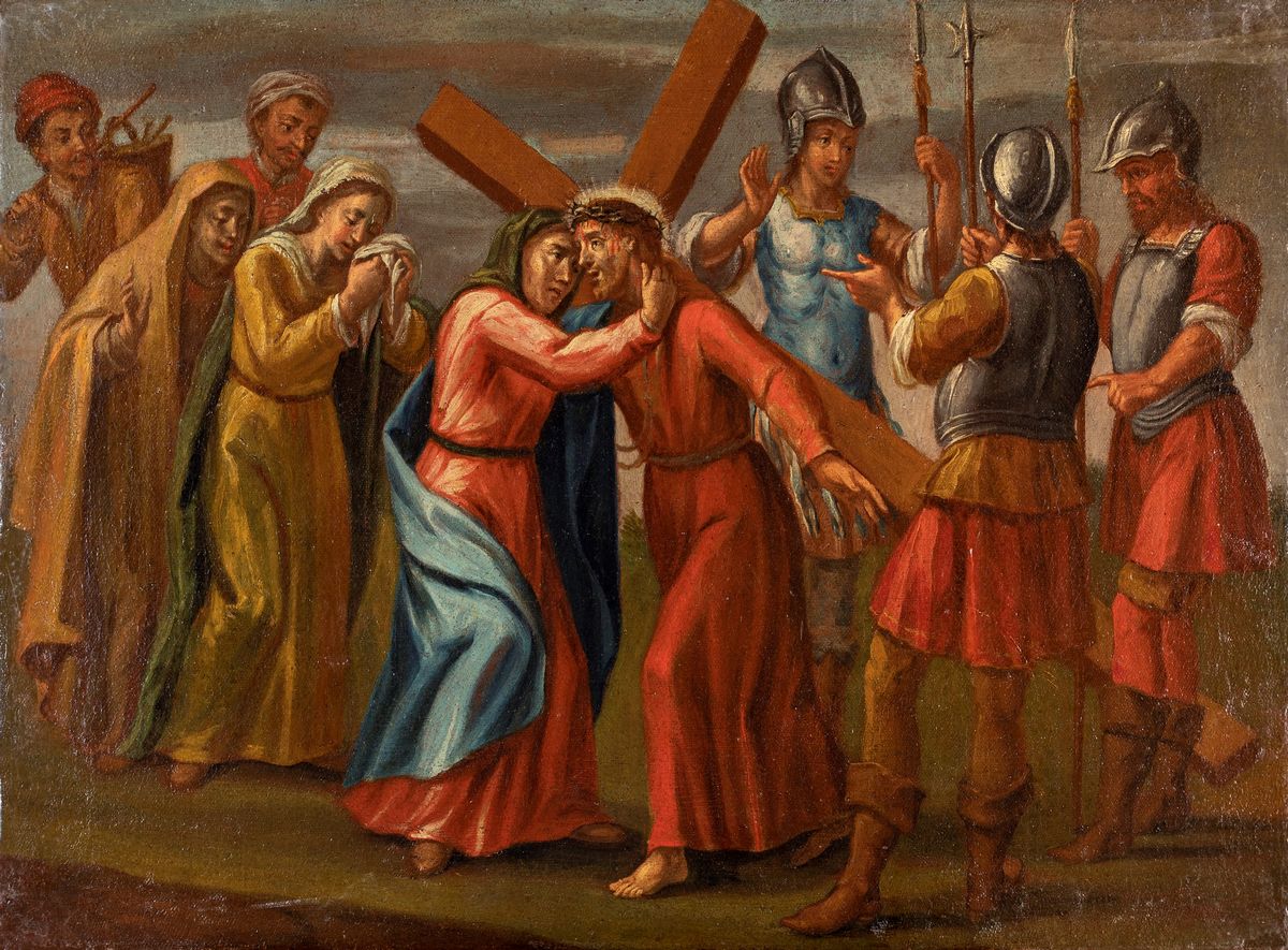 Pittore del XVIII Secolo - Via Crucis - Nove Stazioni