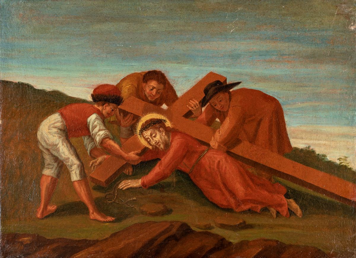 Pittore del XVIII Secolo - Via Crucis - Nove Stazioni