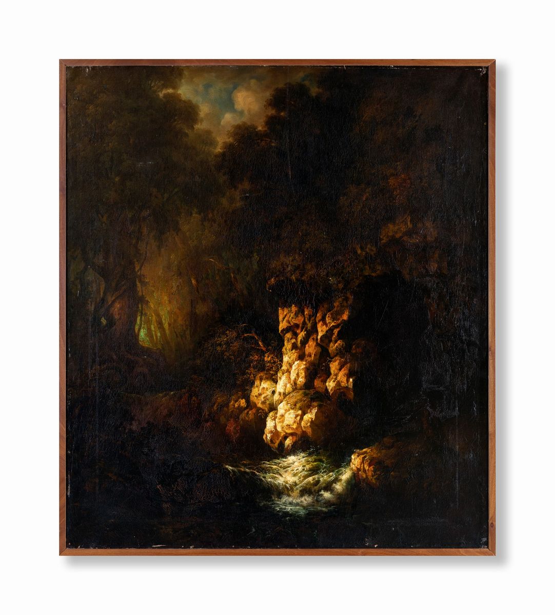 Pittore del XIX Secolo - Paesaggio Boschivo