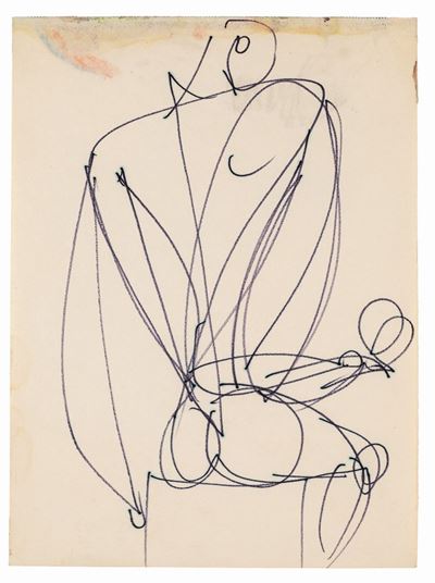 Studio per il Quadro Donna Seduta