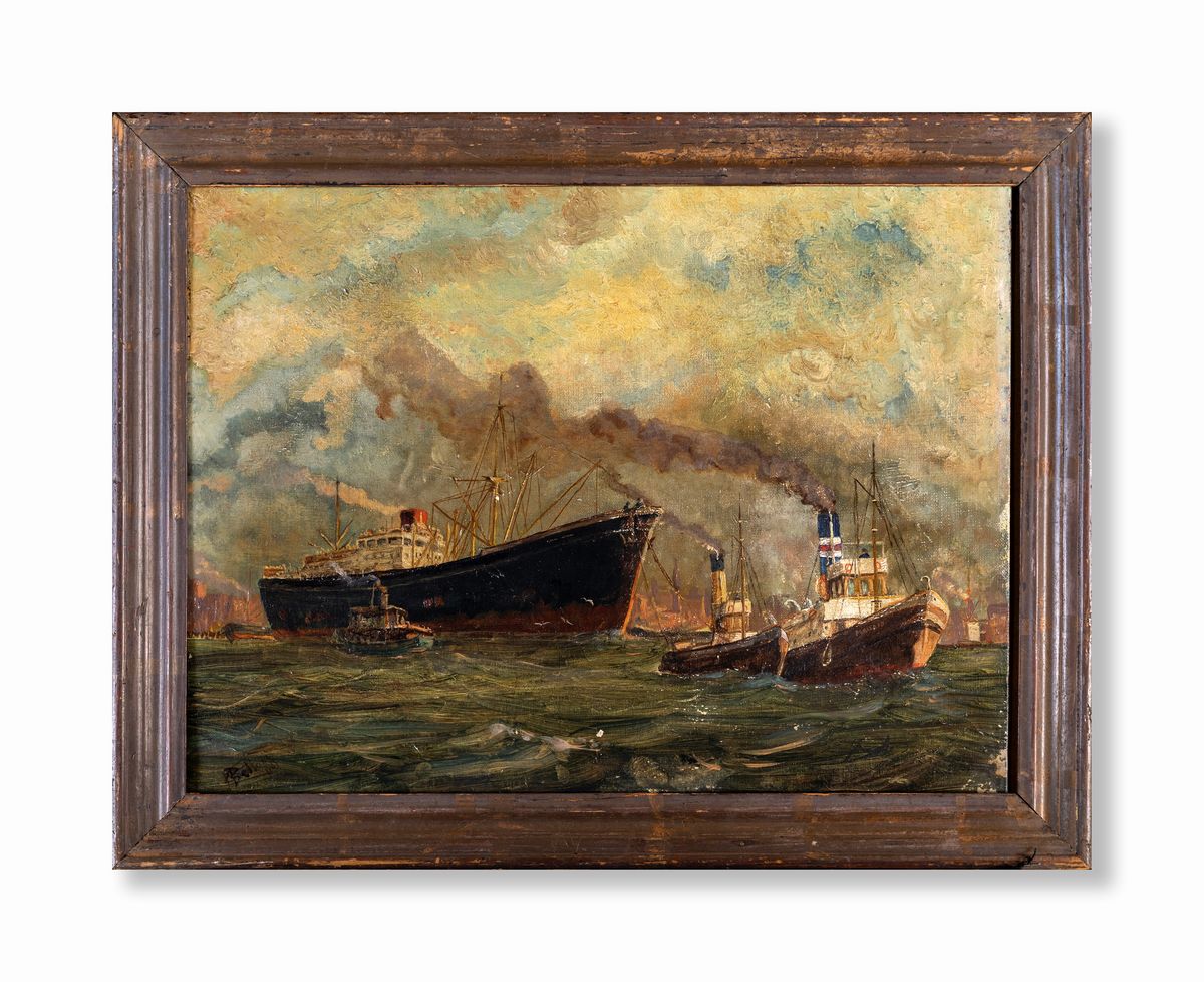 Giorgio Belloni - Rimorchiatori nel Porto di Genova