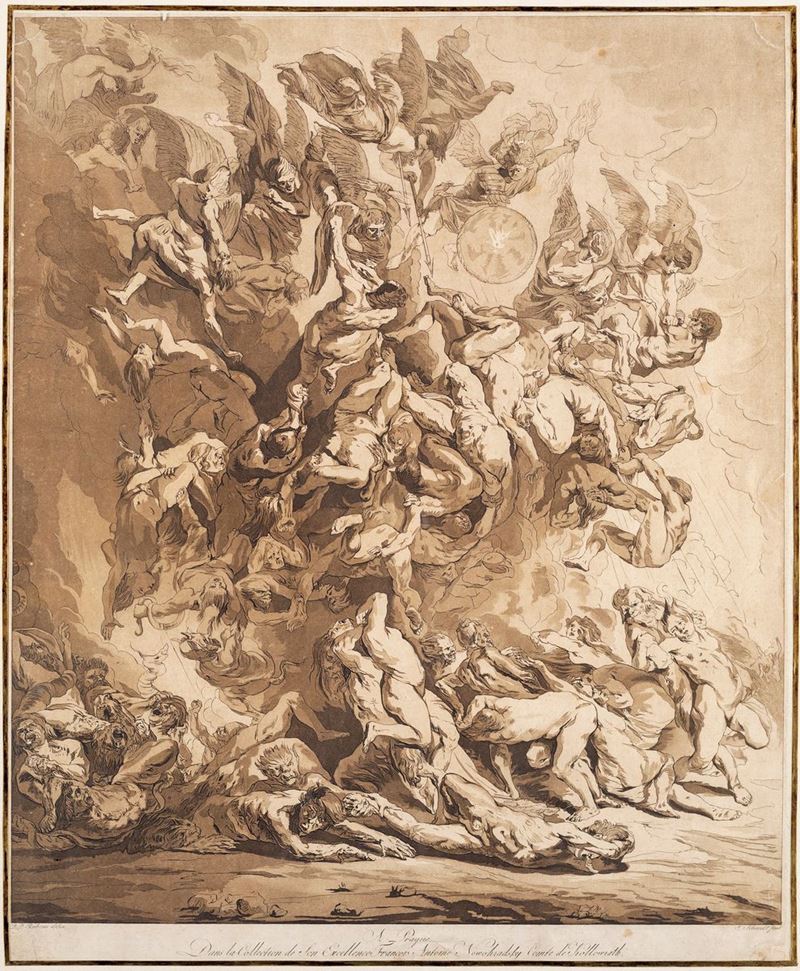 Martin Schmidt Johann - La Caduta degli Angeli Ribelli (da Pieter Paul Rubens)