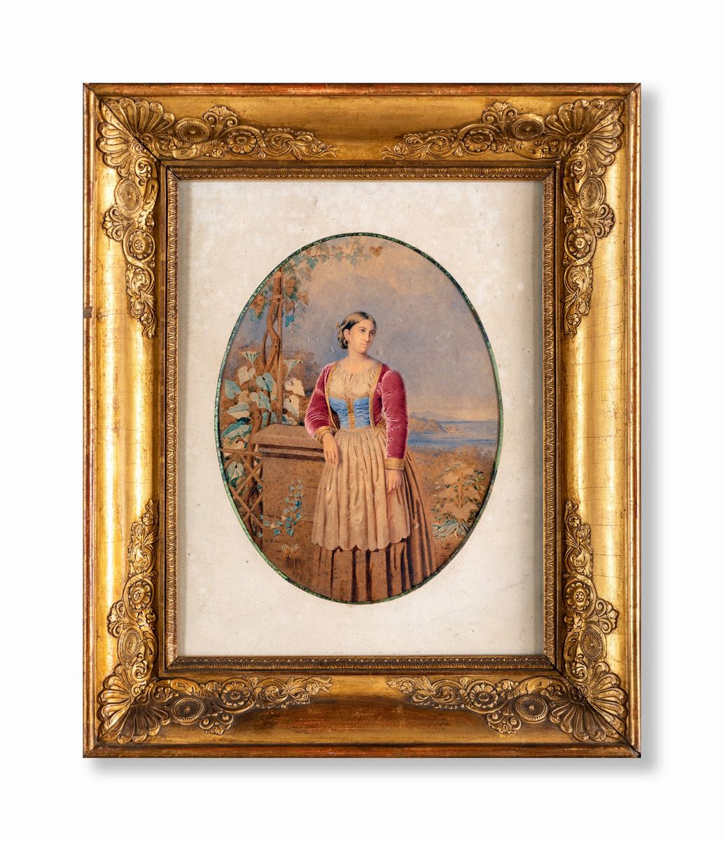 Floriano Pietrocola - Figure di Donna in Abiti Popolari