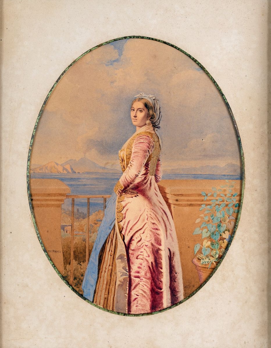 Floriano Pietrocola - Figure di Donna in Abiti Popolari