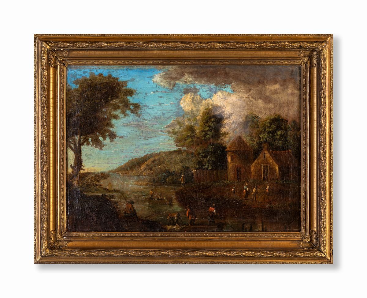 Scuola Fiamminga del XVII Secolo - Paesaggio Agreste