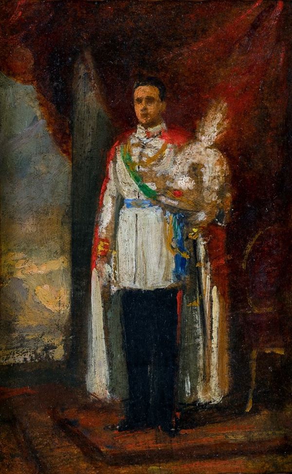 Pittore del XIX/XX secolo - Ritratto del duca Amedeo di Savoia Aosta