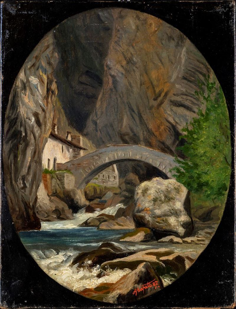 Camillo Rapetti - Paesaggio Montano