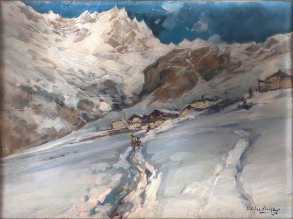 Cesare Gheduzzi - Paesaggio montano