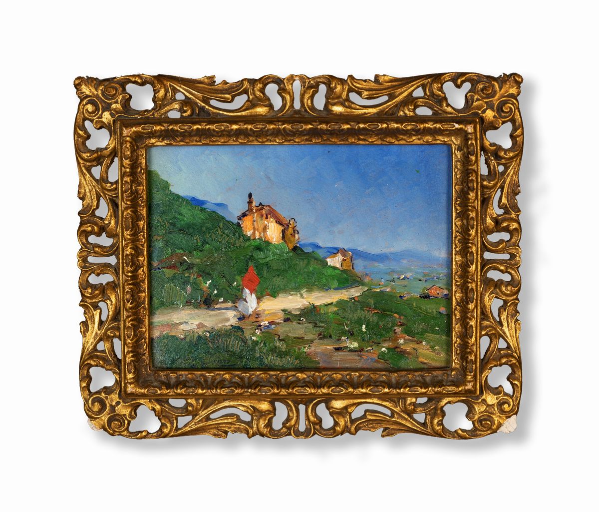 Carlo Siviero - Paesaggio con Figure