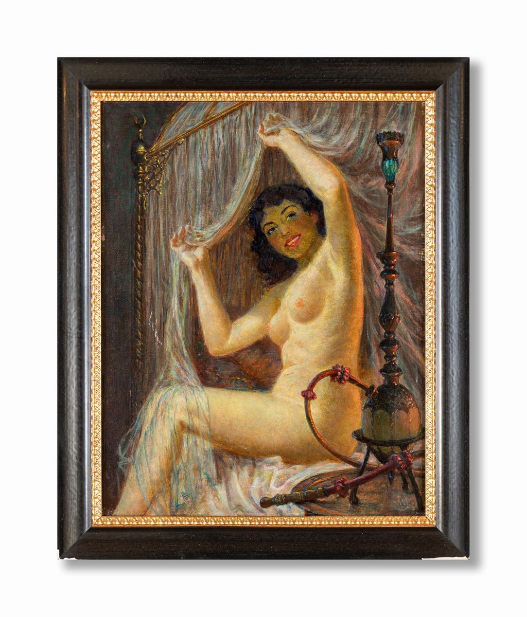 Pittore del XIX Secolo - Nudo di Donna Araba