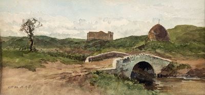 Paesaggio con Castello
