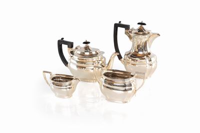 Servizio da Te e Caffè in Metallo Argentato, Inghilterra